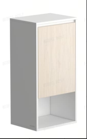 单门层架悬挂浴室柜